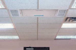 Sanitaire ceiling mount uses Germicidal UV