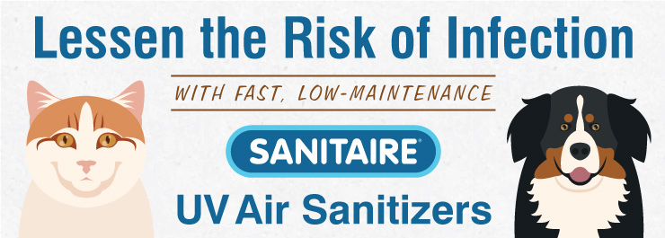 Lessen the risk of infection with fast, low-maintenance SANITAIRE UV Air Sanitizers