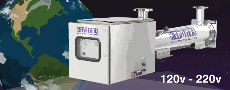 Megatron UV Water Modular Models 120-220v across the world