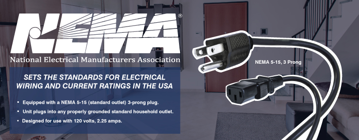 NEMA Sets Standards for Electrical Wiring and Current Ratings in the USA
