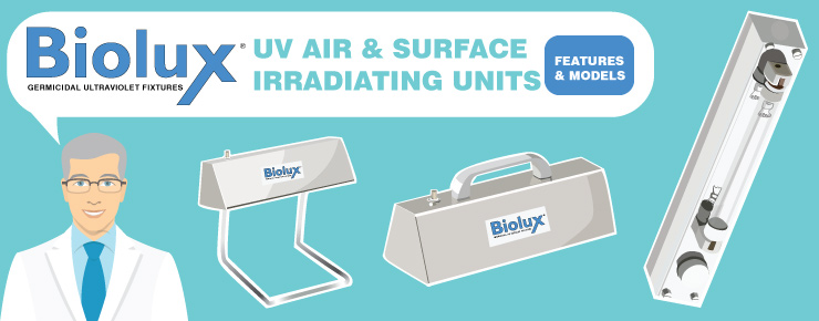 Biolux UV Air & Surface Irradiating Units