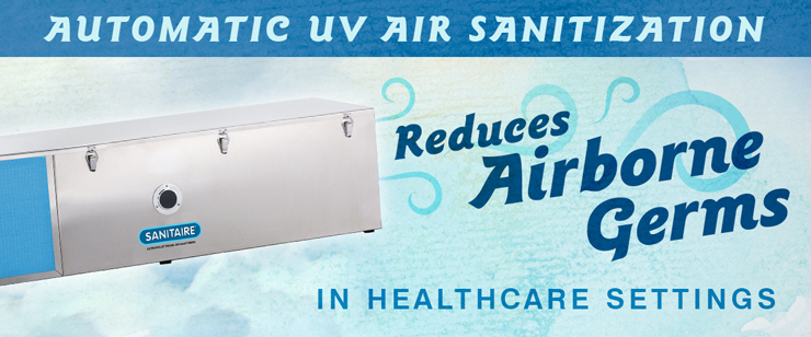 Automatic UV Air Sanitization Reduces Airborne Germs in Healthcare Settings