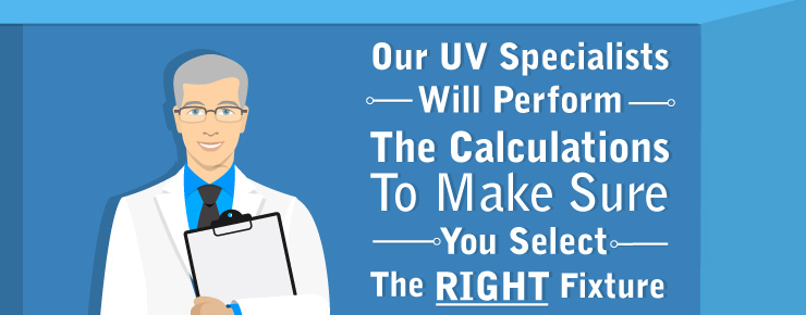 UV Specialist will Perform The Calculations to Make Sure You Select the Right Fixture