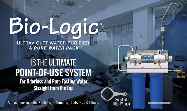 Bio-Logic is the Ultimate Point-of-Use System For Odorless and Pure Tasting water