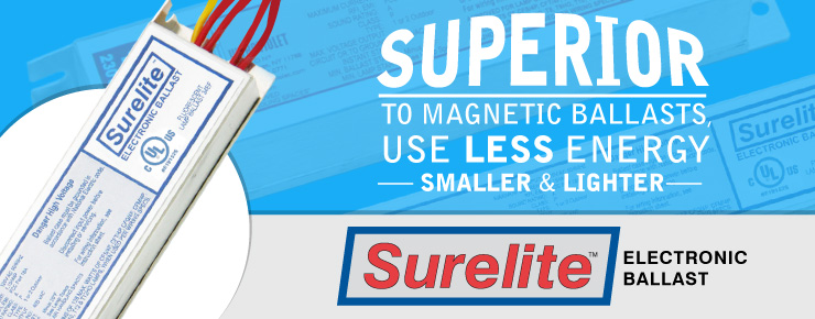 Superior To Magnetic Ballasts, Use Less Energy, Smaller & Lighter