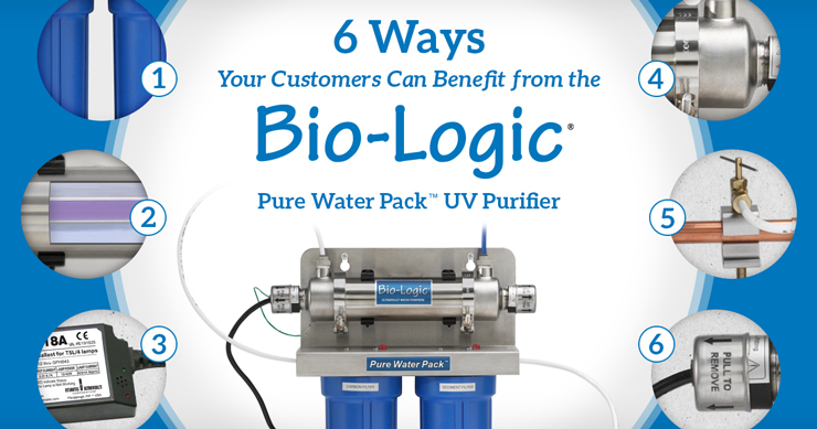 6 Ways Your Customers Can Benefit from the Bio-Logic Pure Water Pack UV Purifier