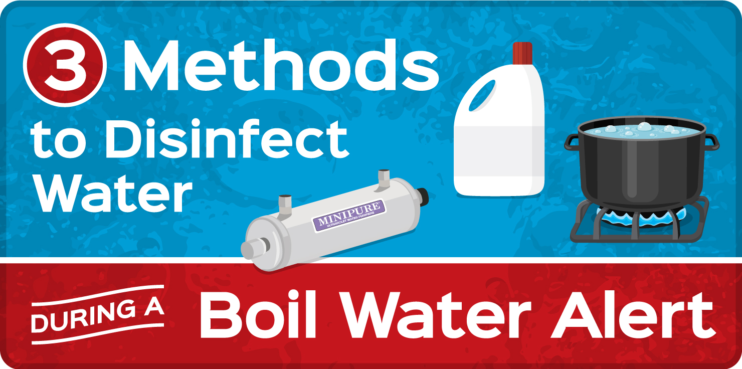3 Methods to Disinfect Water During a Boil Water Alert