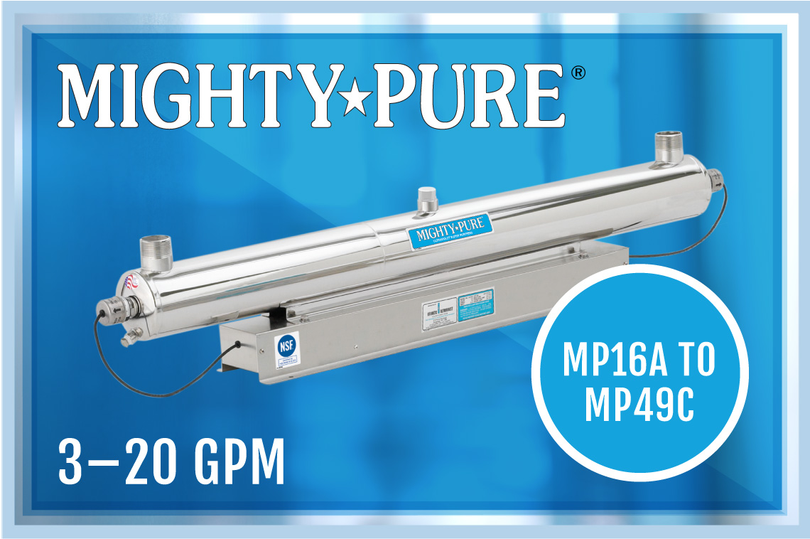 MIGHTY PURE Ultraviolet Water Purifier 3-20GPM