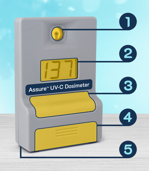 Specifications & Features of the Assure UV-C Dosimeter