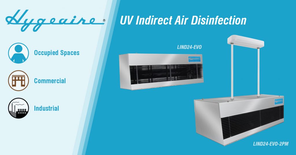 Hygeaire Germicidal Ultraviolet Indirect Air Disinfection